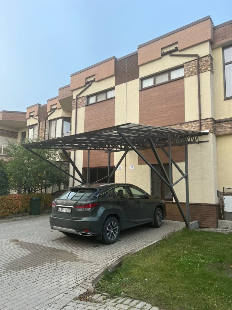 навесы для одного автомобиля